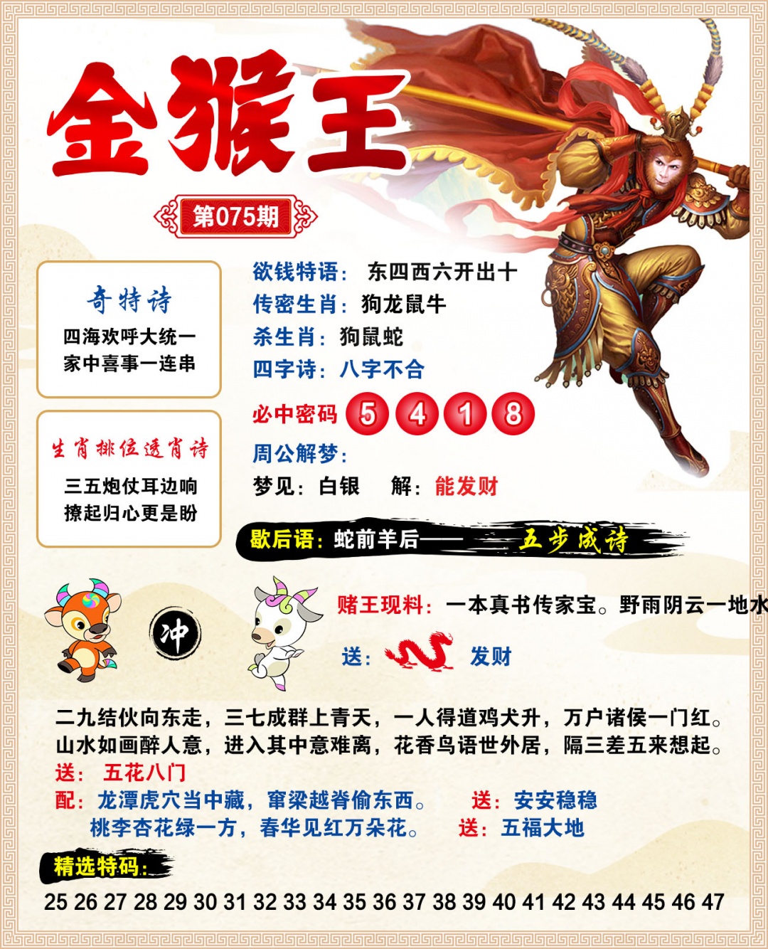 075期金猴王[图]